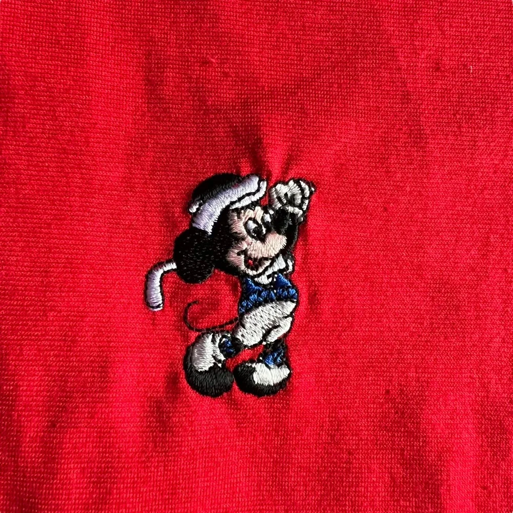 Vintage Disney Fashions Men's Medium Mickey Mouse Golf Polo Shirt - Picture 3 of 10
